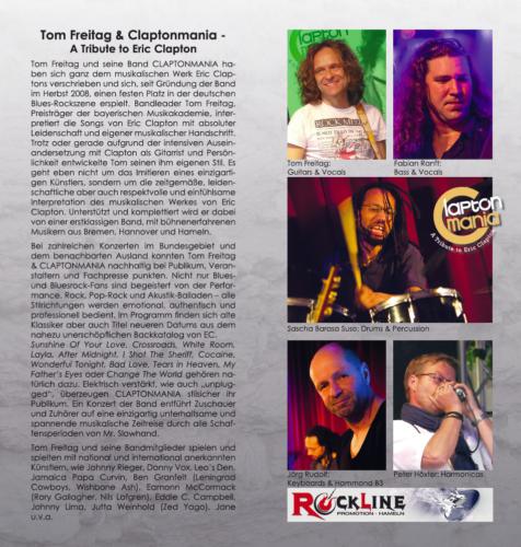 Claptonmania Infoflyer 2015